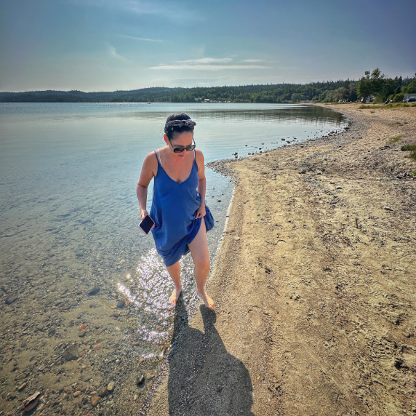 Christine in Wawa Lake