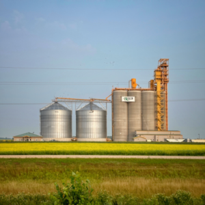 Grain Silos near Winnipeg